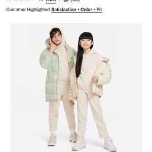 Nike  All Kids Fit Sportswear Club Fleece Hoodie and pants color/ Sand Drift